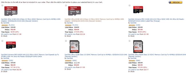 Fotografía - [Offre Alerte] Amazon Or Box offre SanDisk MicroSD cartes sur le bon marché: 32 Go au prix de 12,99 $, 64 Go pour $ 24.99